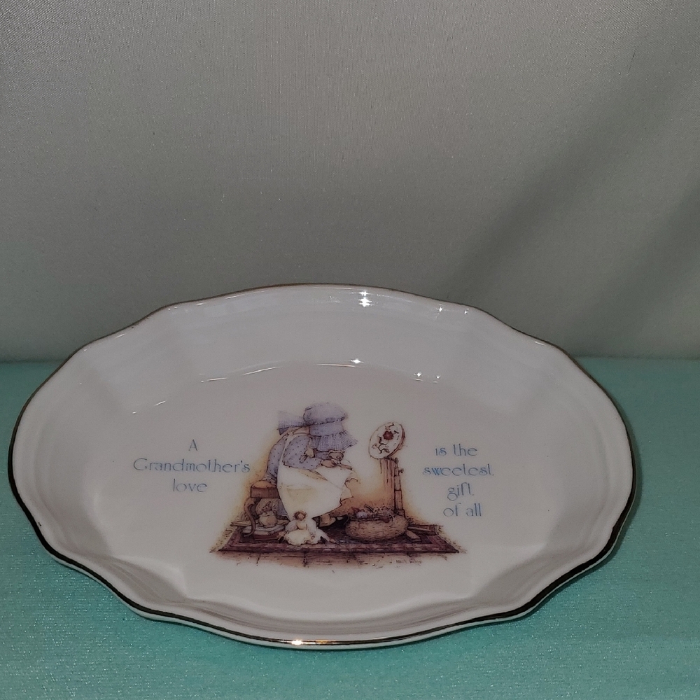🗝Vtg Keepsake Trinket Tray For A Grandmother By Designers Collection.